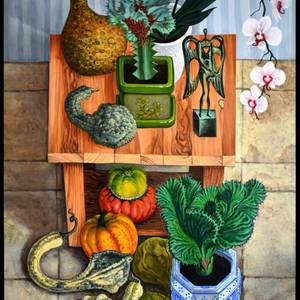 Gourds and Orchids