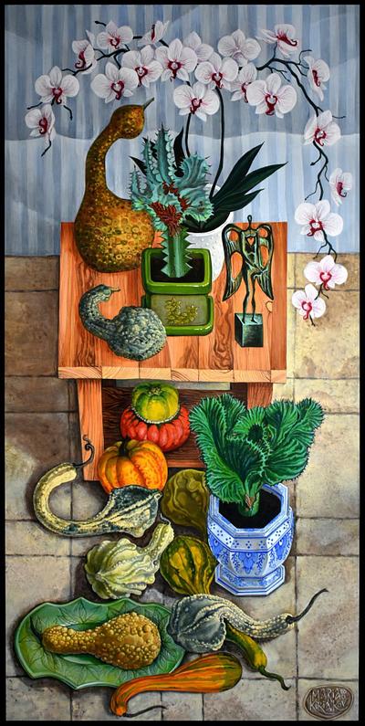 Gourds and Orchids