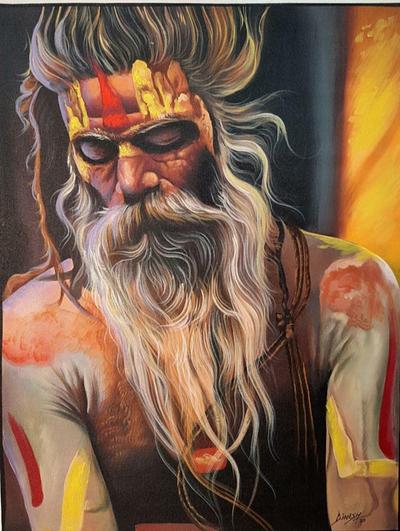 Sadhu Agori Painting