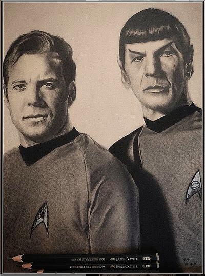 STAR TREK FAN ART - Kirk and Spock