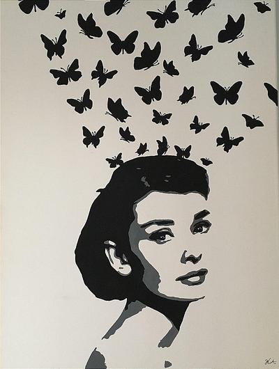 Audrey and Butterflies