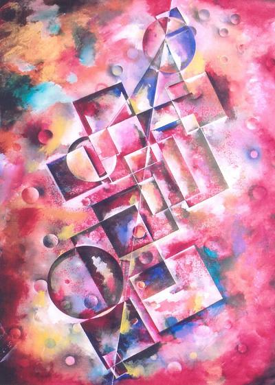 Abstract art work painting 3