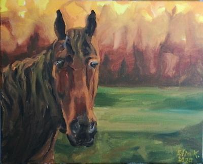 "Solitary Horse"