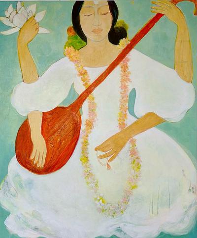 Saraswati Devi 2 (encadré/framed)