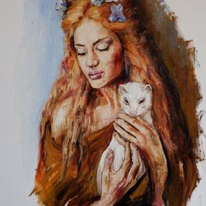 Lady with ermine