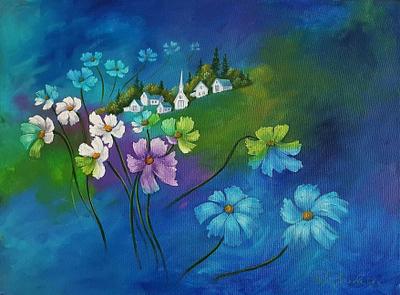 【希少】アンドレ・ブラジリエ『La Cour de l'Ecole』 リトグラフ版画 アンドレ・ブラジリエ 「LA COUR DE L ECOLE