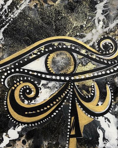 Abstract Eye of Horus