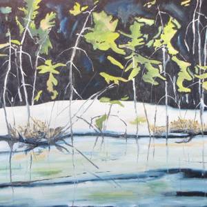 Le marais gelé / Frozen Marsh