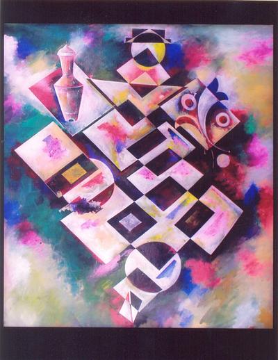Abstract art work painting 16
