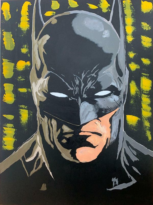 Batman Art Painting Acrylic Arto Galleria