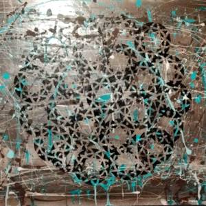 Mandala de dripping