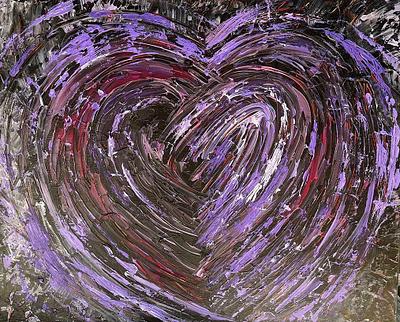 Purple Love 21*17