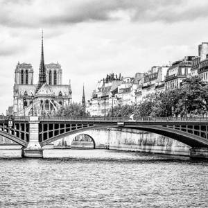 Paris, Cathedrale Notre-Dame et pont Sully