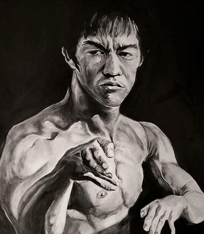 Bruce Lee Blk&Wht