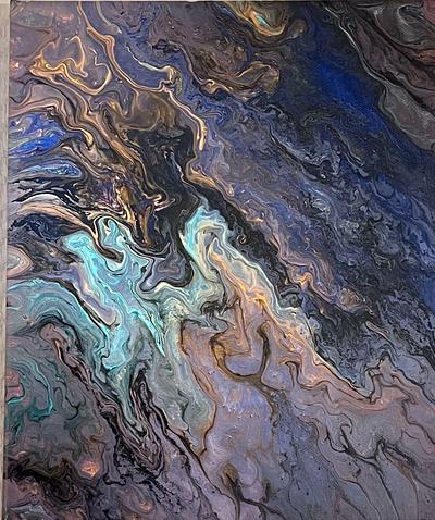 ACRYLIC POURING AND ABSTRACT ART