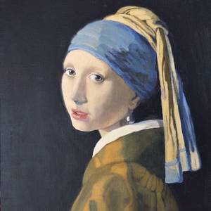 Girl with Pearl Earring After J Vermeer