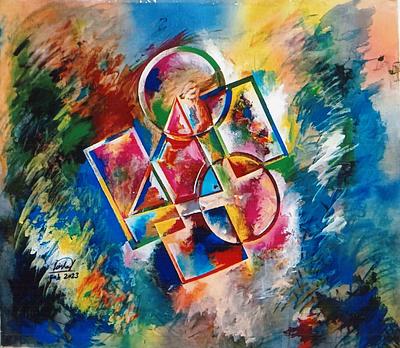 Abstract art work painting 28