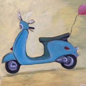 Scooter With Balloon