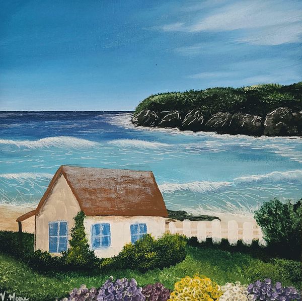 House　Little　Arto　Acrylic　the　by　Painting,　Sea　Galleria