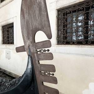 Gondola at the Doges Palace, Venice