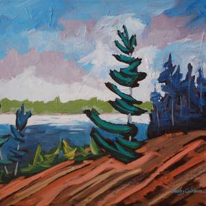 1252 Northern Shores 1-21 2  Landscape Painting