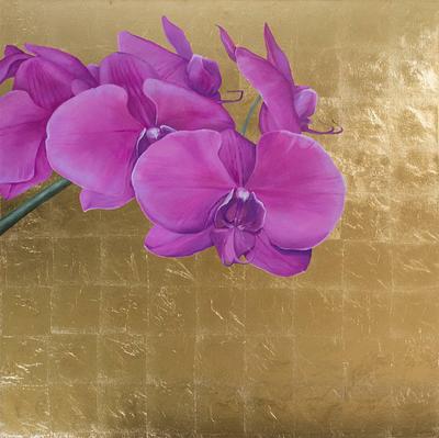 Orchid with Gold