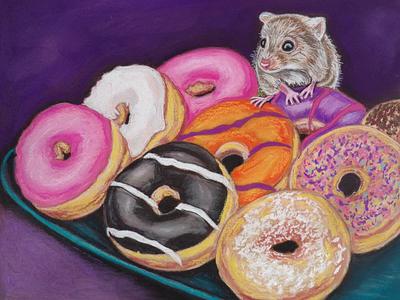 Mouse with donuts