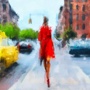 The Woman in the Red Dress 07