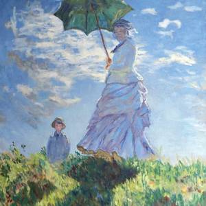 Woman with the Parasol After Monet