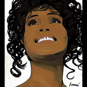 Whitney Houston Oil Painting