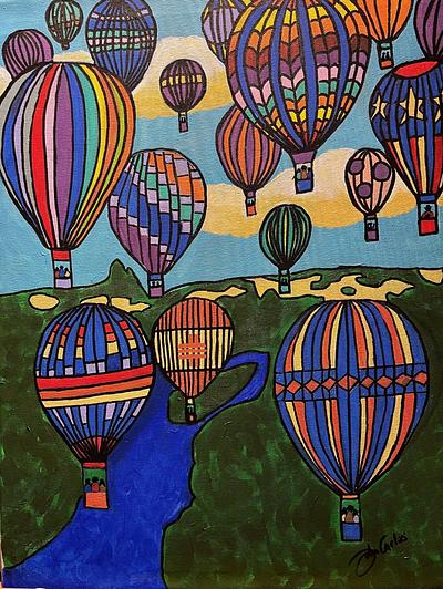 Beautiful Colours of Hot Air Balloons No 1