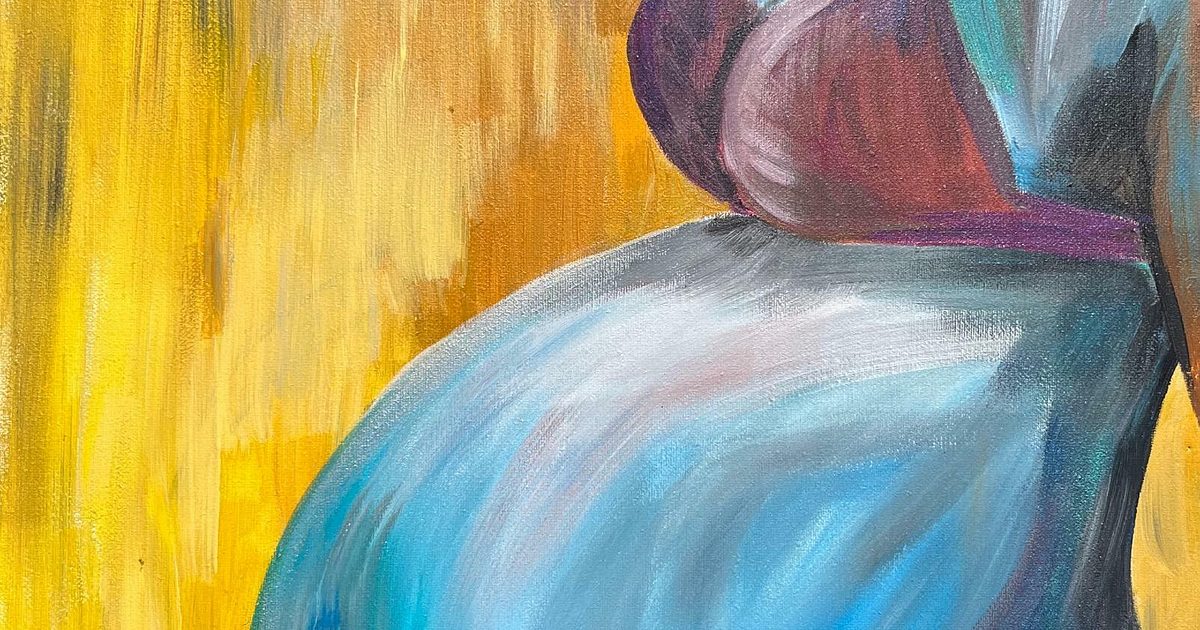 The joy of pregnancy Painting, Acrylic Arto Galleria