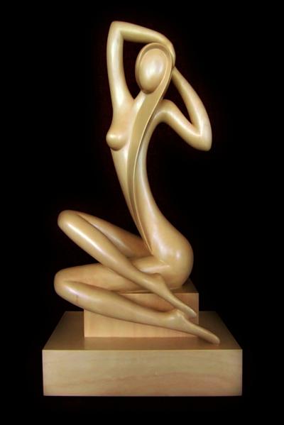 Nude Woman Wood Sculpture AURORA