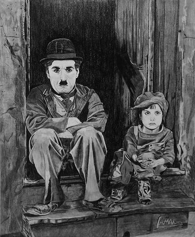 Charlie Chaplin and "The Kid"