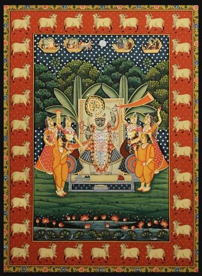 Pichwai Painting of Lord Shrinathji