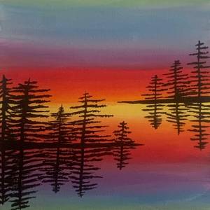 Reflet sur le lac