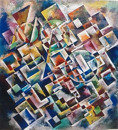 Abstract art work painting  14