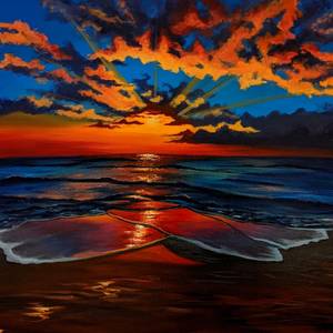 Warm beach