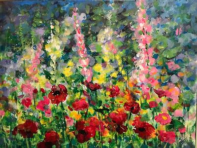 Quebec Wildflowers, Poppies and Hyacinth