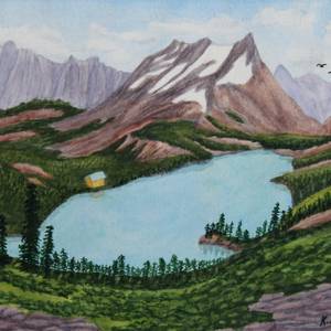 Kaslo Lake at Kokanee Glacier