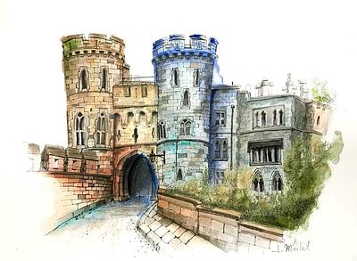 The Norman Gate, Winsor Castle, England