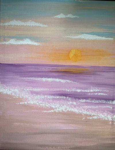 Sunset in Periwinkle