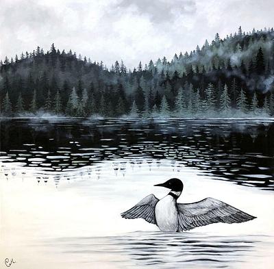 Le huard du lac
